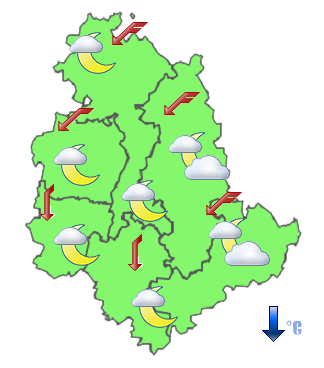 Previsioni di Oggi Sera-Notte