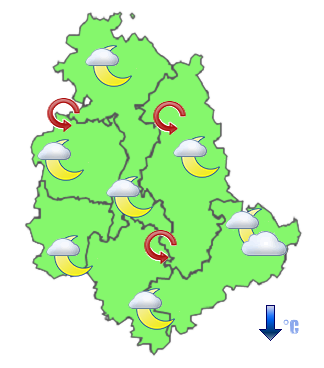 Previsioni di Oggi Sera-Notte