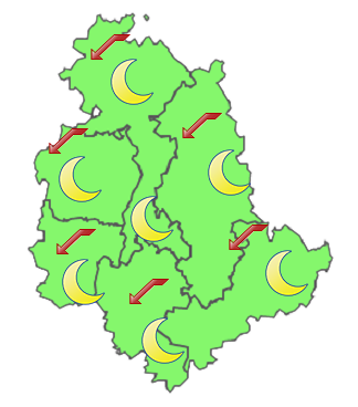 Previsioni di Oggi Sera-Notte