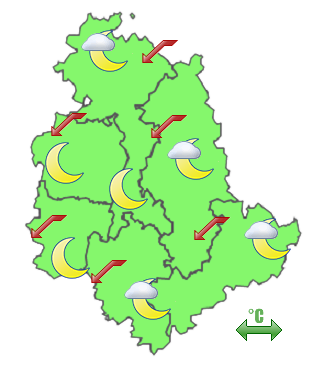 Previsioni di Oggi Sera-Notte