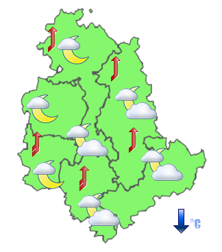 Previsioni di Oggi Sera-Notte