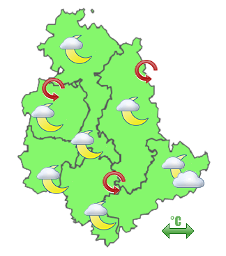 Previsioni di Oggi Sera-Notte