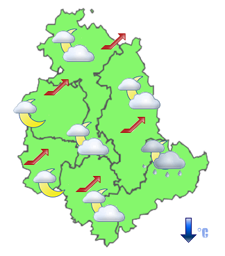 Previsioni di Oggi Sera-Notte