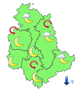 Previsioni di Oggi Sera-Notte