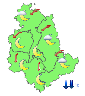 Previsioni di Oggi Sera-Notte