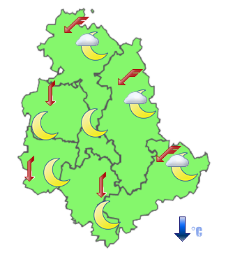 Previsioni di Oggi Sera-Notte