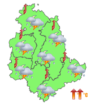 Previsioni di Oggi Sera-Notte