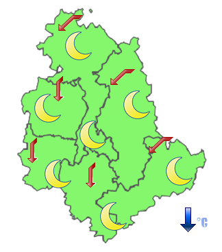 Previsioni di Oggi Sera-Notte