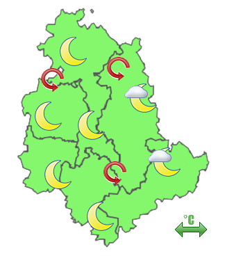 Previsioni di Oggi Sera-Notte