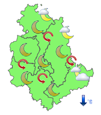 Previsioni di Oggi Sera-Notte