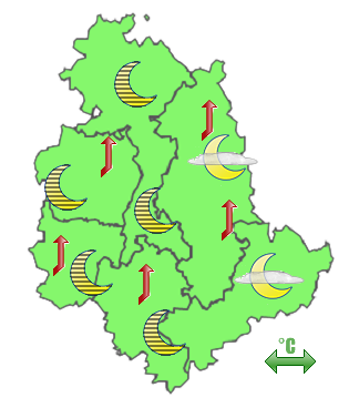 Previsioni di Oggi Sera-Notte