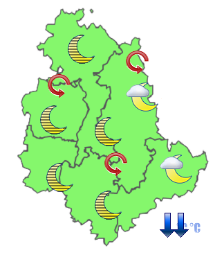 Previsioni di Oggi Sera-Notte