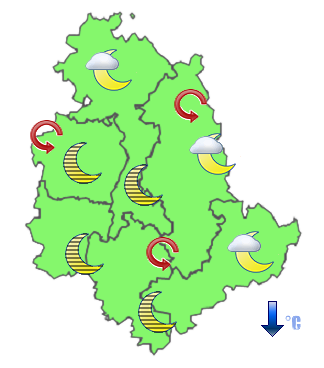 Previsioni di Oggi Sera-Notte