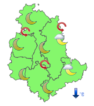 Previsioni di Oggi Sera-Notte