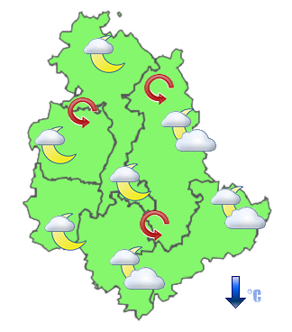 Previsioni di Oggi Sera-Notte