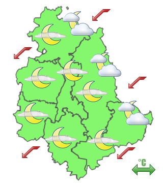 Previsioni di Oggi Sera-Notte