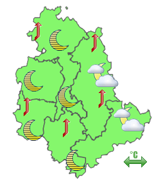 Previsioni di Oggi Sera-Notte