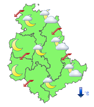 Previsioni di Oggi Sera-Notte
