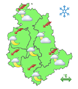 Previsioni di Oggi Sera-Notte