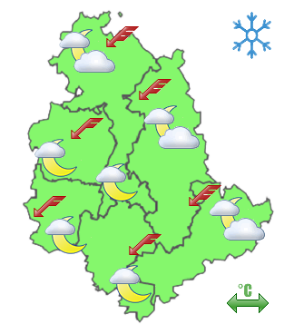 Previsioni di Oggi Sera-Notte