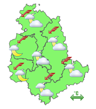 Previsioni di Oggi Sera-Notte