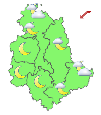 Previsioni di Oggi Sera-Notte