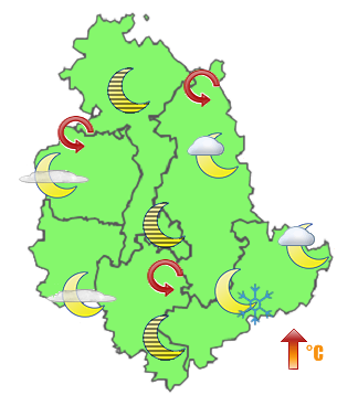 Previsioni di Oggi Sera-Notte