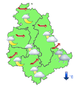 Previsioni di Oggi Sera-Notte