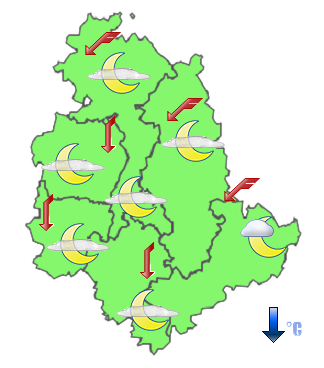 Previsioni di Oggi Sera-Notte