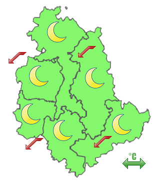 Previsioni di Oggi Sera-Notte