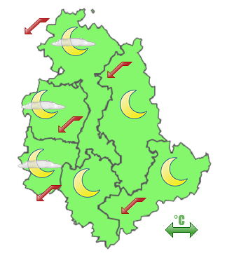 Previsioni di Oggi Sera-Notte