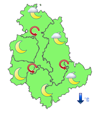 Previsioni di Oggi Sera-Notte