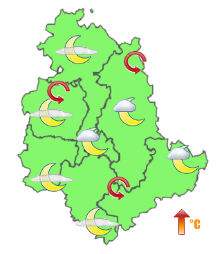 Previsioni di Oggi Sera-Notte
