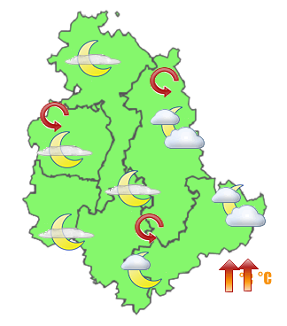 Previsioni di Oggi Sera-Notte