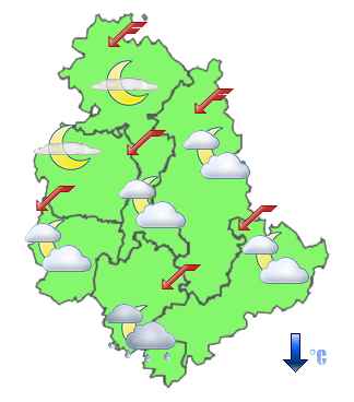 Previsioni di Oggi Sera-Notte