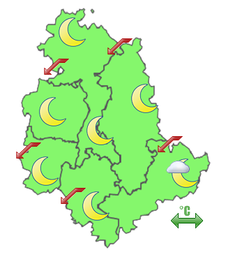 Previsioni di Oggi Sera-Notte
