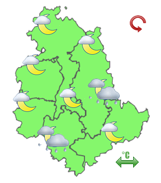 Previsioni di Oggi Sera-Notte