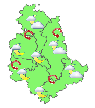 Previsioni di Oggi Sera-Notte