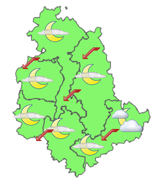 Previsioni di Oggi Sera-Notte