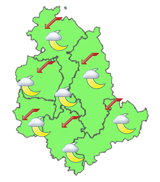 Previsioni di Oggi Sera-Notte