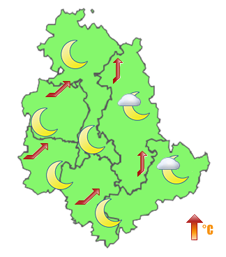Previsioni di Oggi Sera-Notte