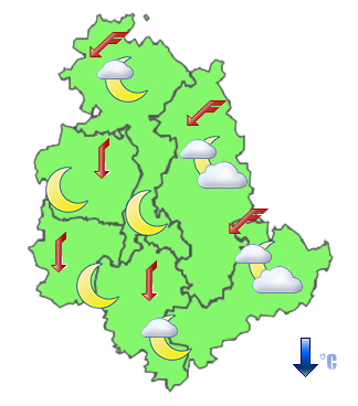 Previsioni di Oggi Sera-Notte