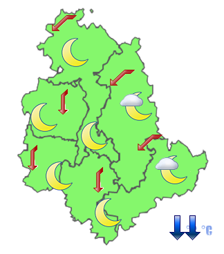 Previsioni di Oggi Sera-Notte
