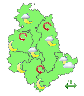 Previsioni di Oggi Sera-Notte