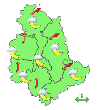 Previsioni di Oggi Sera-Notte