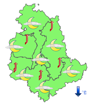 Previsioni di Oggi Sera-Notte