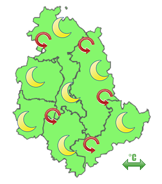 Previsioni di Oggi Sera-Notte