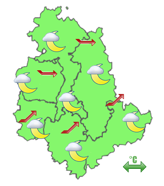 Previsioni di Oggi Sera-Notte