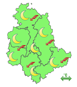 Previsioni di Oggi Sera-Notte