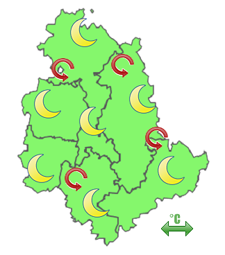Previsioni di Oggi Sera-Notte